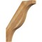 Ekena Millwork 4"W x 26"D x 30"H Funston Rough Sawn Knee Brace, Western Red Cedar BRC04X26X30FST00RWR - alternate 1